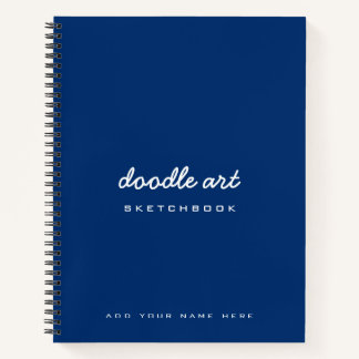 Sketch doodle art name sketchbook indigo notizbuch