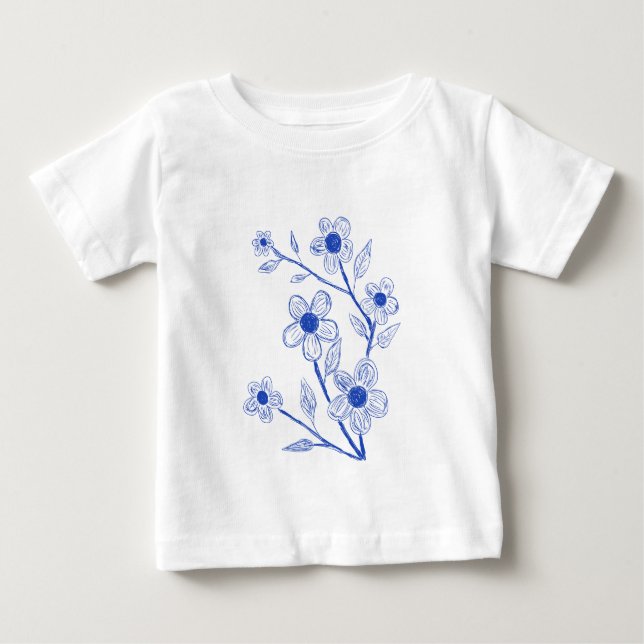 sketch drawing baby t-shirt (Vorderseite)
