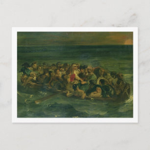 Sketch für das Schiffswrack von Don Juan, 1839 (si Postkarte