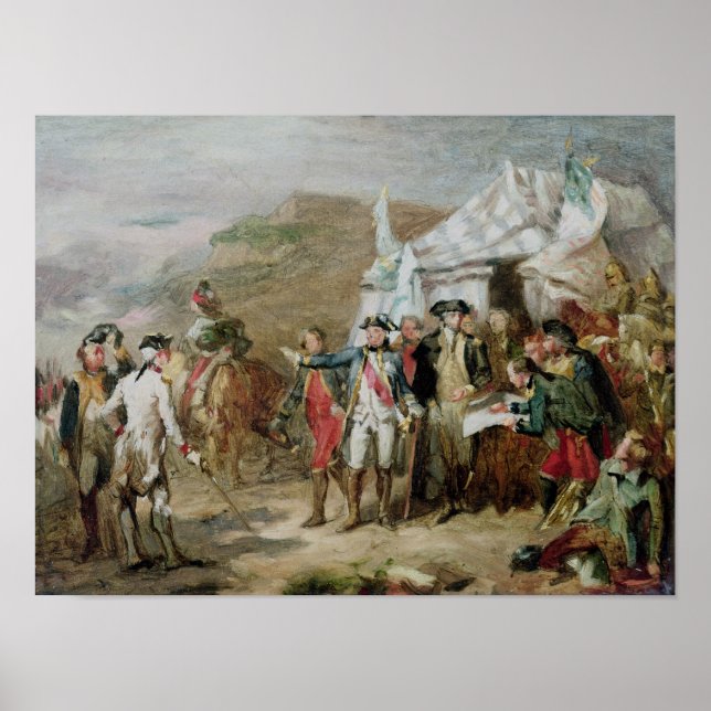 Sketch für die Schlacht von Yorktown Poster (Vorne)