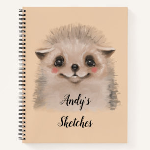 Sketch für persönliche Igel Notizbuch