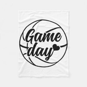 Sketch Game Day Sports Bll Sketch Player Fleecedecke