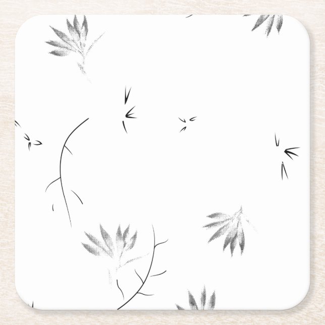 Sketch, Granite Paper Coaster Rechteckiger Pappuntersetzer (Vorderseite)