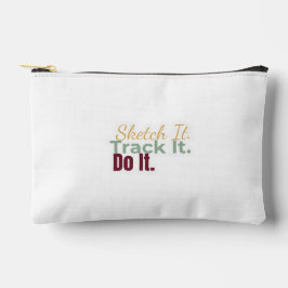 Sketch It. Track It. Do It. Pouch Zubehörtasche