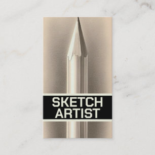 Sketch Künstler Visitenkarte