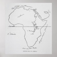 Sketch Map von Afrika
