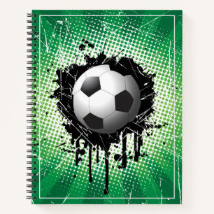 Sketch Notebook-Fußball-Ball Notizbuch