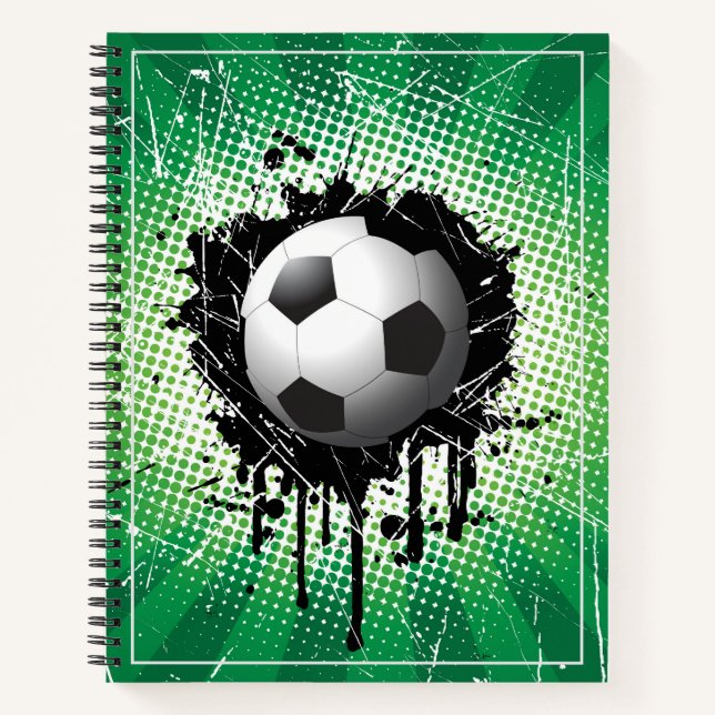 Sketch Notebook-Fußball-Ball Notizbuch (Vorderseite)