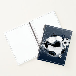 Sketch Notebook-Fußball-Ball Notizbuch