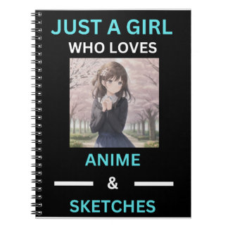 Sketch-Notebook "Liebe für Anime" Notizblock