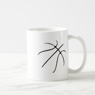 Sketch Silhouette Bll Geschenk Sketch Trainer Spor Kaffeetasse