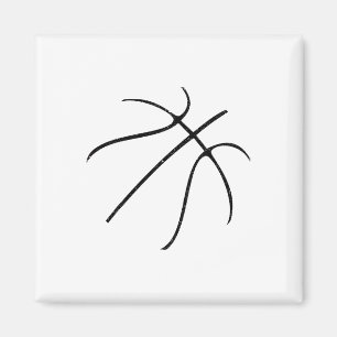 Sketch Silhouette Bll Geschenk Sketch Trainer Spor Magnet