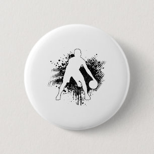 Sketch Vintag Bll Player Coach Sports Ller 6 Button
