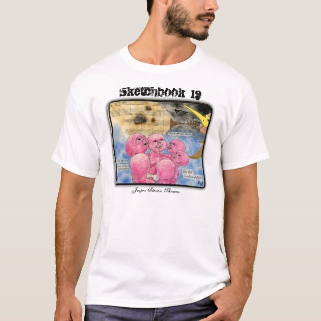 Sketchbook#19 (pg7&8) T-Shirt (Vorderseite)