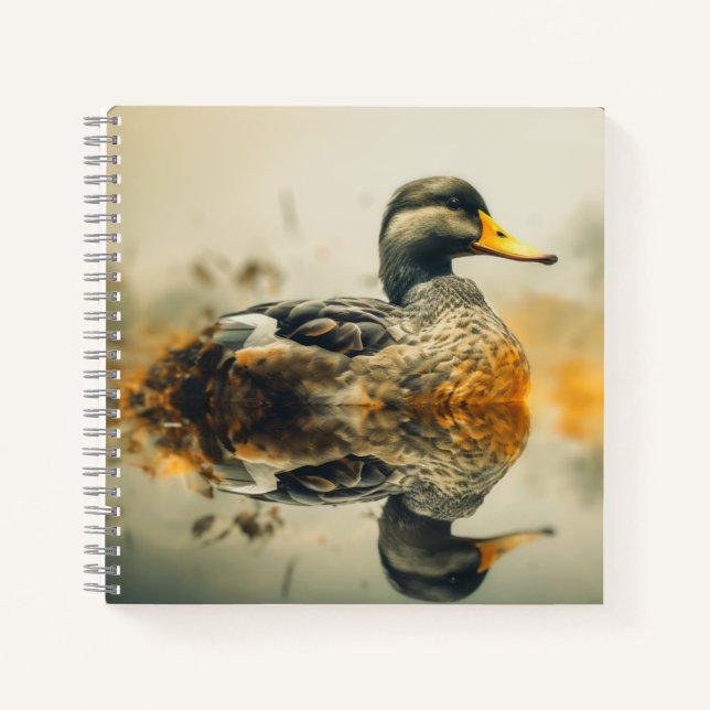 Sketchbook - Ente in Tan001 Notizbuch (Vorderseite)