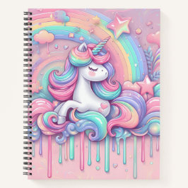 Sketchbook mit rosa goldenen Sternen-Notizbuch Notizbuch