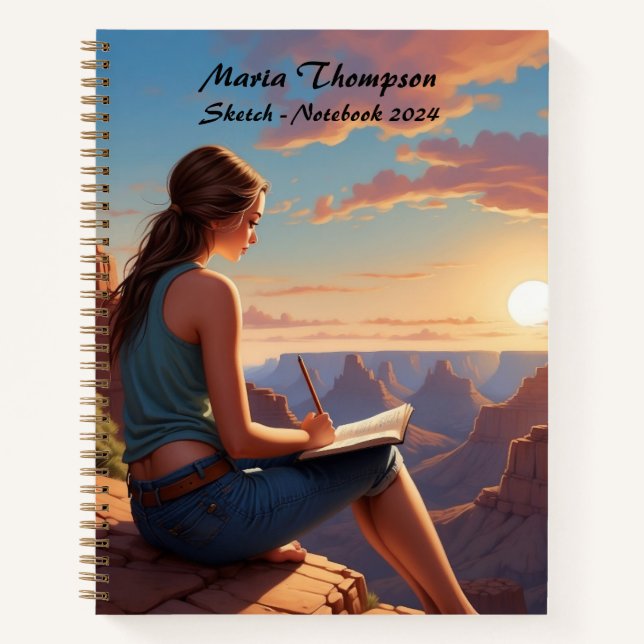 Sketchbook Notebook-Reisejournal Notizbuch (Vorderseite)