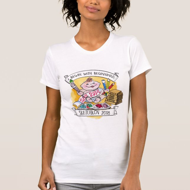 Sketchbook Skool Klasse des 2014 Schüler-T - Shirt (Vorderseite)