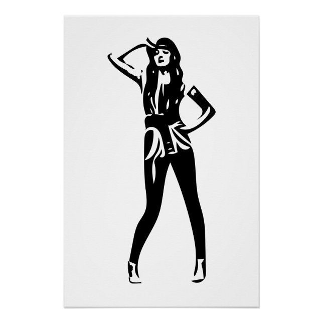 Sketched Couture Fashion Poster (Vorderseite)