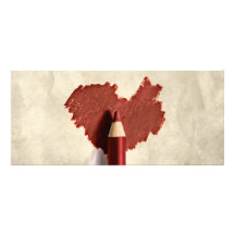 Sketched Heart Zeichnend Pen Geschenkkarte
