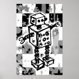 Sketched Robot Poster