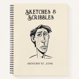 Sketches and Scribbles Notebook Notizbuch