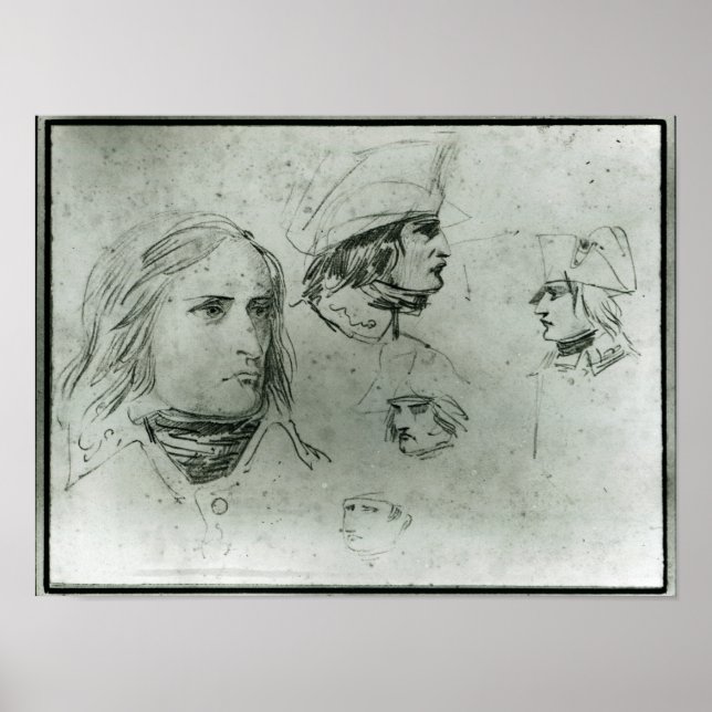Sketches of Napoleon Bonaparte, 1797 Poster (Vorne)