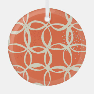 Sketchy Circles trendy Nahtlos Design Ornament Aus Glas