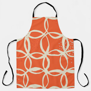 Sketchy Circles trendy Nahtlos Design Schürze