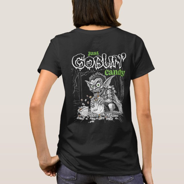 Sketchy Just Goblin’ Bonbons (dunkle Gegenstände)  T-Shirt (Rückseite)