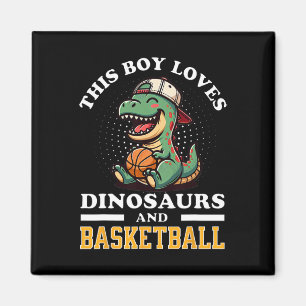 Sketll Dinosaur T Rex Spieler Männer Kinder Jungen Magnet