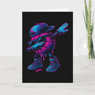 Sketll Drip Eiscreme für Jungen Lustiger Dabbing S Karte