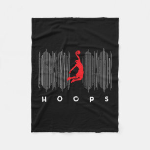Sketll Dunk Logo Hoops Spieler Männer Jungen Kinde Fleecedecke