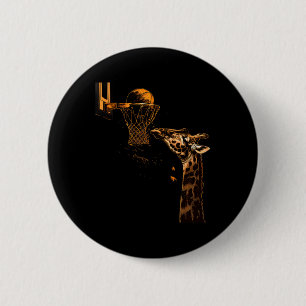 Sketll Giraffe Tierkunst Sketch Lover Slam Dunk 1 Button