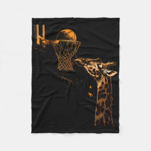 Sketll Giraffe Tierkunst Sketch Lover Slam Dunk 1 Fleecedecke
