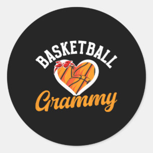 Sketll Grammy Herz Grammy eines Skettelspielers Runder Aufkleber