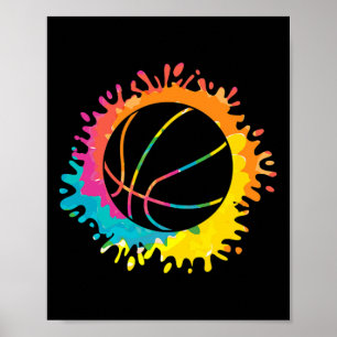 Sketll I Sport Retro Player Court Ll Spiel Poster