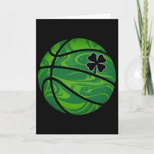 Sketll Irischer St. Patrick's Day Shamrock Mann Ju Karte