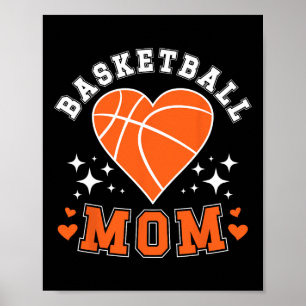 Sketll-Mama Herz Mama eines Sketll-Spielers Mutter Poster
