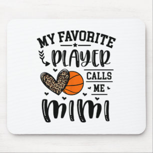 Sketll Mein Lieblingsspieler nennt mich Mimi Heart Mousepad