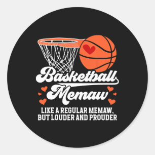 Sketll Memaw eines Sketll-Spieler-Memaw-Definition Runder Aufkleber