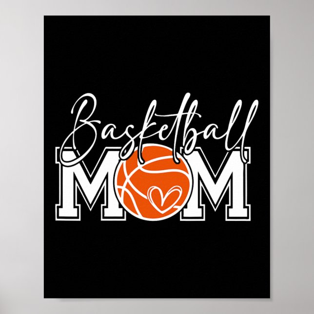 Sketll Mom Sport Game Day Touch Down Season  Poster (Vorne)
