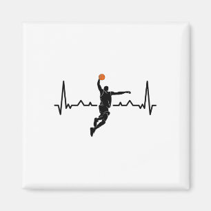 Sketll Player Heartbeat Ller Coach Men Sketll Fan Magnet
