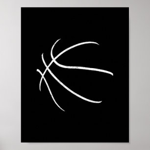 Sketll Silhouette Bll Spieler Coach Sports Ller Ge Poster