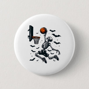 Sketll Skeleton Halloween Skelettspieler Button