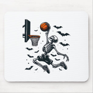 Sketll Skeleton Halloween Skelettspieler Mousepad