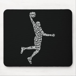Sketll Spieler Dunking-Typografie Männer Sketll Ju Mousepad