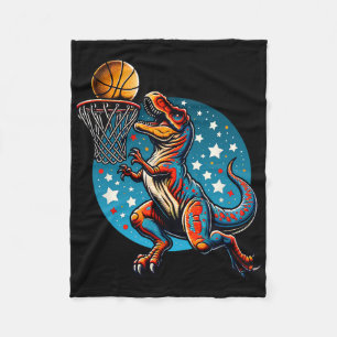 Sketll Spieler T-Rex Dinosaurier  Fleecedecke