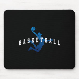 Sketll Spieler Team Blau Varsity Text Mousepad