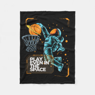Sketllastronaut Dunkin Spiel Sketch auch im Weltra Fleecedecke